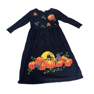 Vintage l.a areas pumpkin Halloween dress